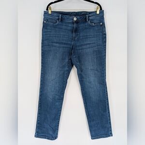 J. Jill Blue Skinny Jeans with Medium Wash‎